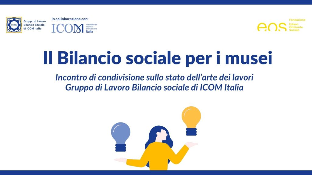 Immagine dell'incontro sul bilancio sociale per i musei